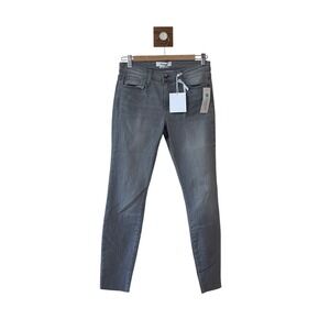 Pistola Makayla Scissor Cut Hem Skinny Jeans in Castle Gray Size 26‎ 
Raw Hem
